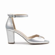 Bequeme Braut Sandalette in Silber - Roxy