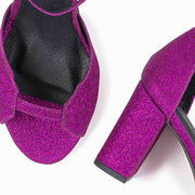Braut Sandalette ROXY PINK GLITTER