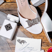 Schuhclips Braut / Hochzeit/ Schmuck / JGA / TEAM BRIDE SILBER